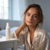Woman with a naturally radiant and hydrated complexion